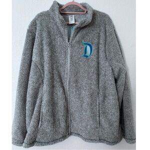 Disneyland gray zip up sweater